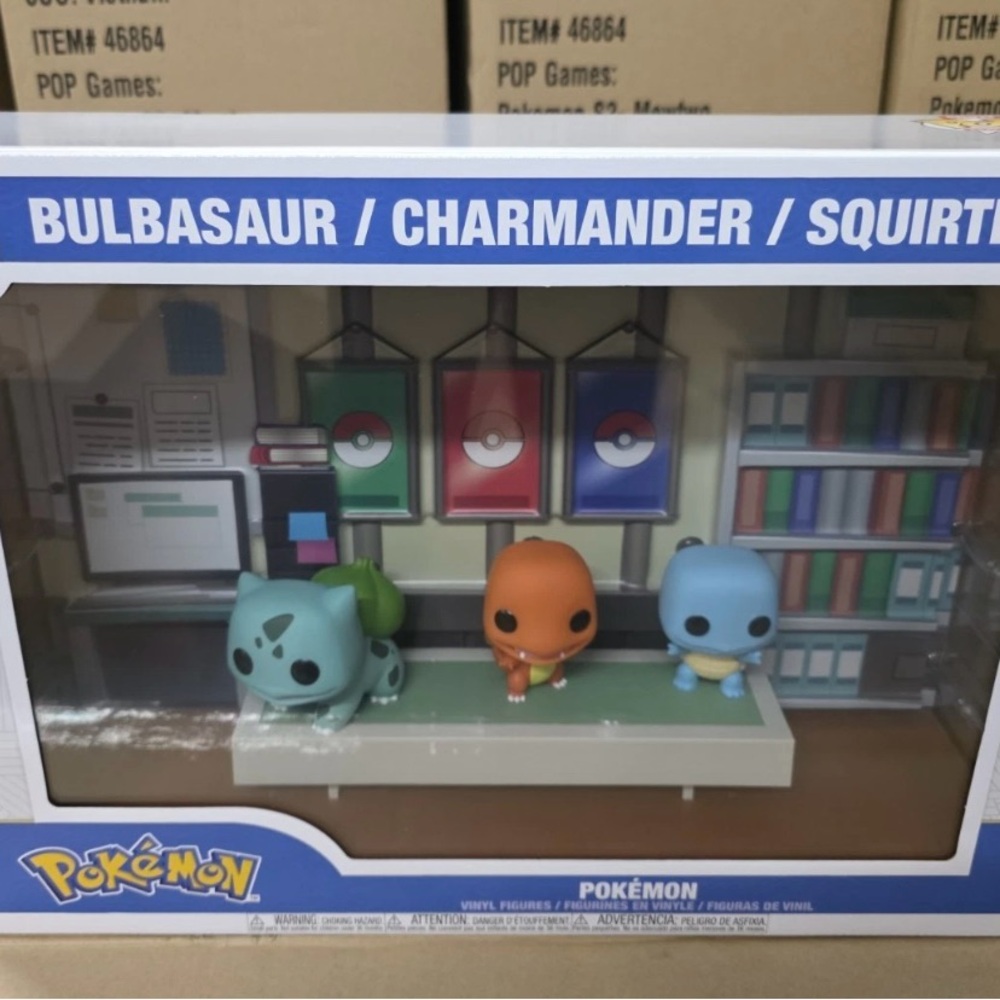 Funko Pokémon Bulbasaur Charmander Squirtle Set